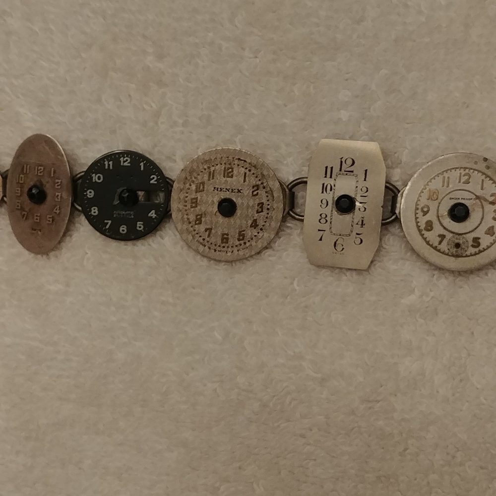 Vintage Watch Face Bracelet